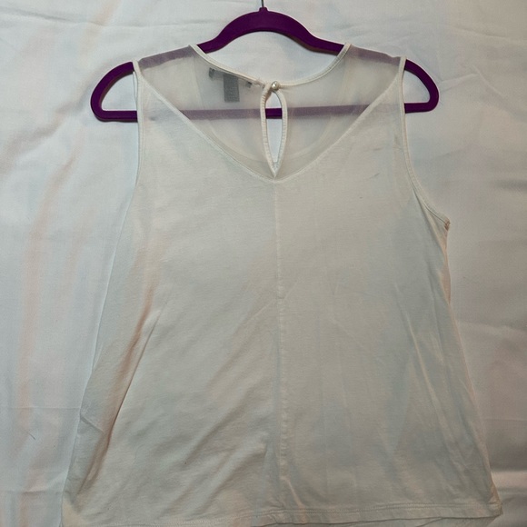 Forever 21 White Beaded Sleeveless Top - Picture 3 of 3